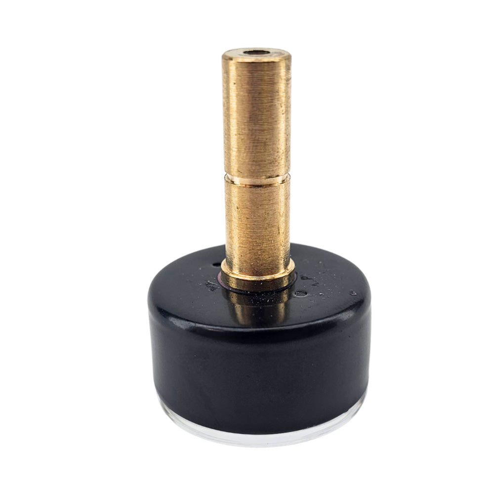 The barb on this gauge will enable you to put this directly onto hosing or alternatively you can connect it to any of the push in fittings such as the duotight push in fittings in the 8mm (5/16") Size.