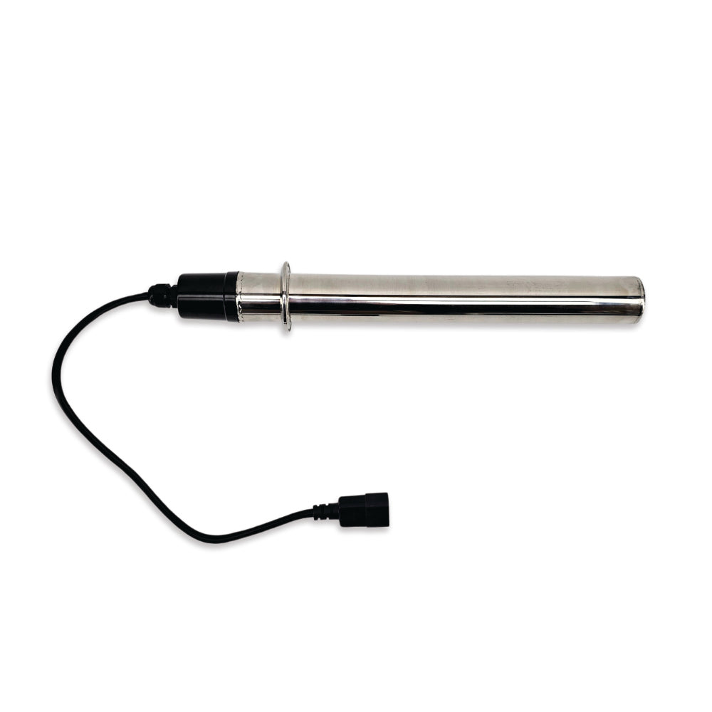 A low wattage warming wand to be used on a fermenter to maintain warmer yeast profile temperatures in the colder months of the year. Suitable to heat BrewBuilts.