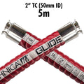 At 5m, this hose is much easier to lift and drag safely across wet warehouse floors due to less resistance from tough outer coating.