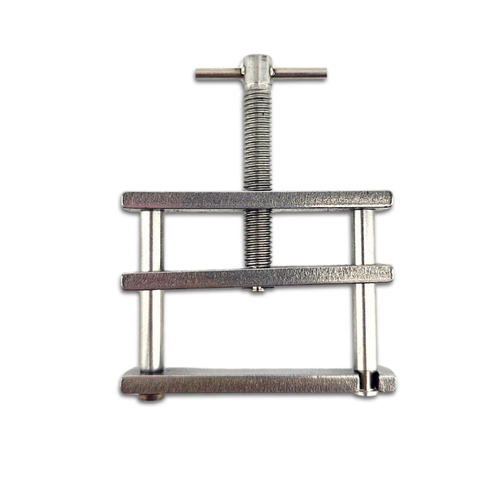 Hoffman Clamps are used to control the flow in flexible tubing. The Clamps have a machined adjustment screw to permit accurate regulation of the flow.