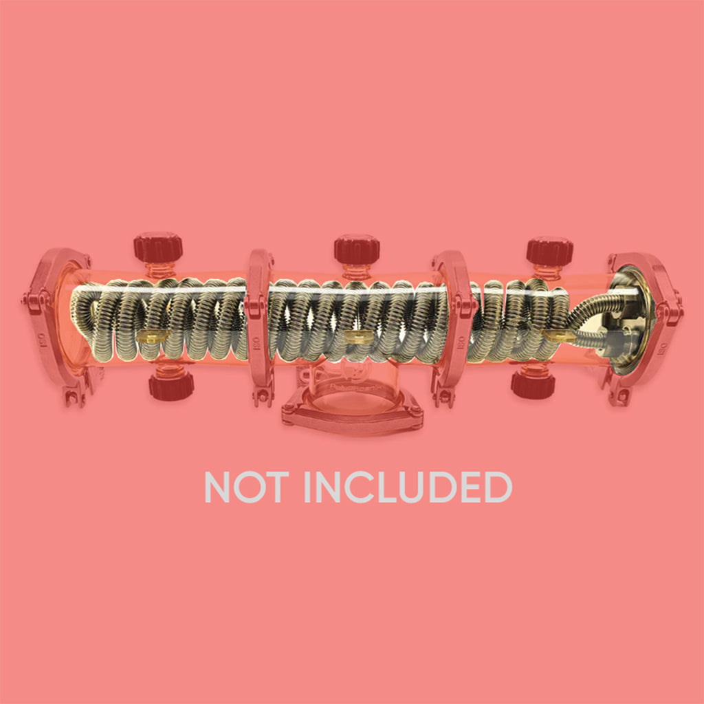 Polyphoenix 3 Inch TC Corrugated Stainless steel Condensor - Coil and TC Plate Only - All Fittings are sold separately.