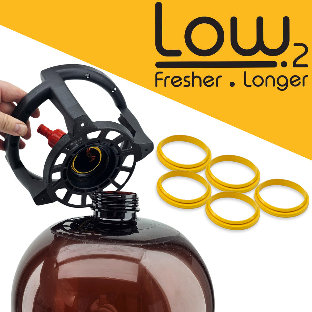 Low2 O-Rings are the new golden yellow standard of homebrew kegs brought to you by KegLand