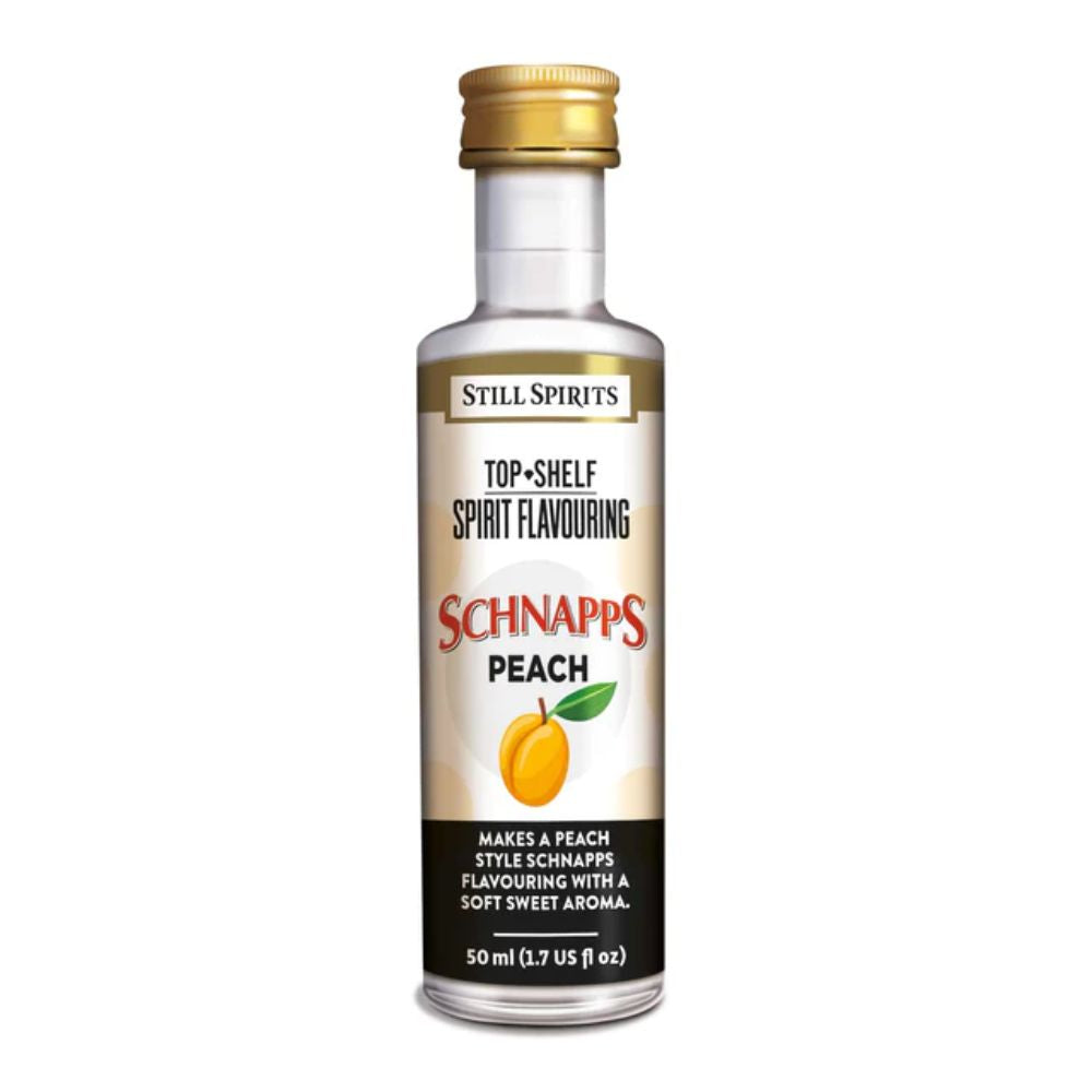 Peach Schnapps Flavouring Essence - Combine with Schnapps Base for a sweet liqueur with notes of fresh pear.