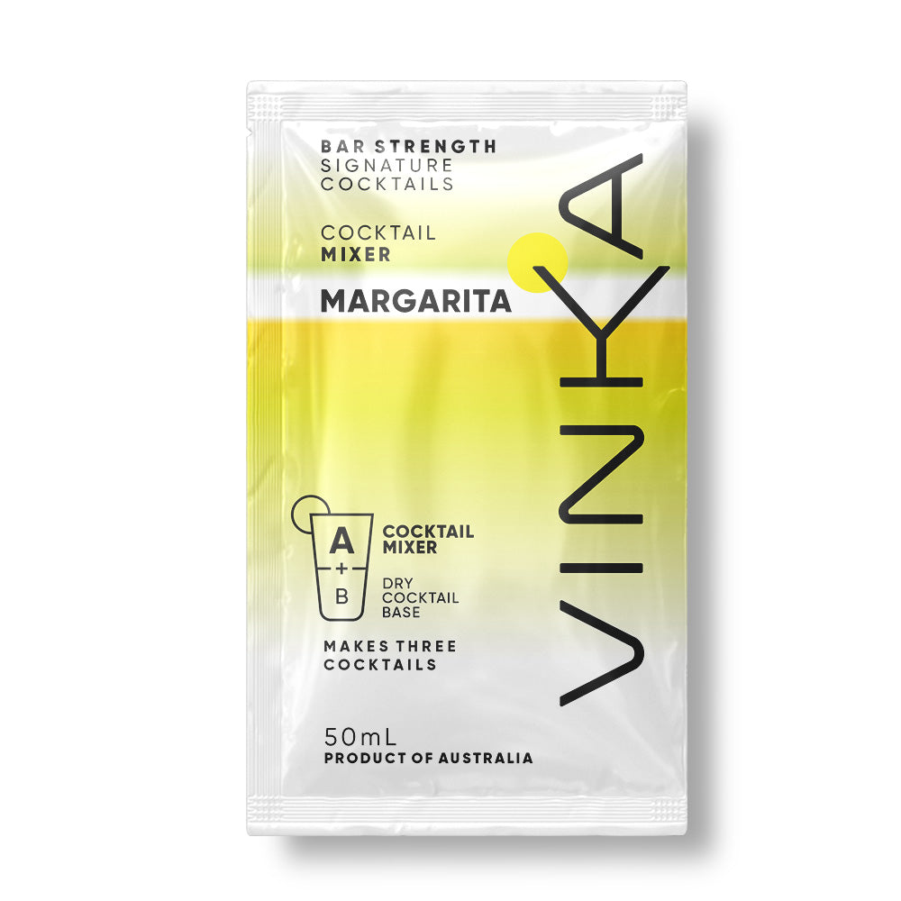 50mL Vinka Margarita Cocktail Mixer Only Render with White Background.
