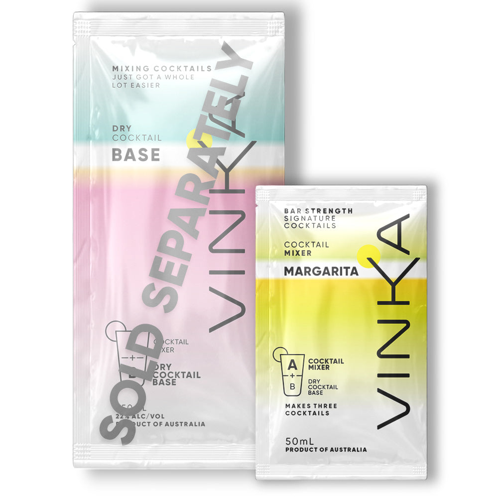 50mL Vinka Margarita Cocktail Mixer Only Render with White Background.