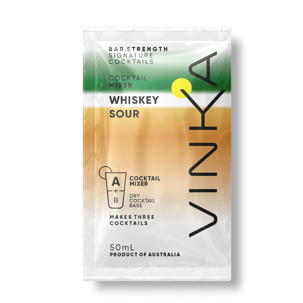 How to make a whiskey Sour? 50mL Whiskey Sour VINKA Cocktail Mixer.