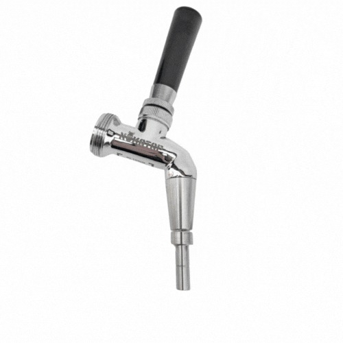 This is an extremely handy time saving device if you're wanting to attach any sort of 8mm duotight fitting to your taps for either cleaning or filling.