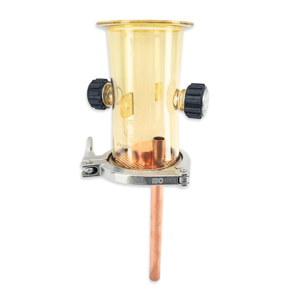 We've made it easy for you to simply one click and keep adding until you reach your desired bubbler height using the 3 Inch TC PolyPhoenix Distillation Range.