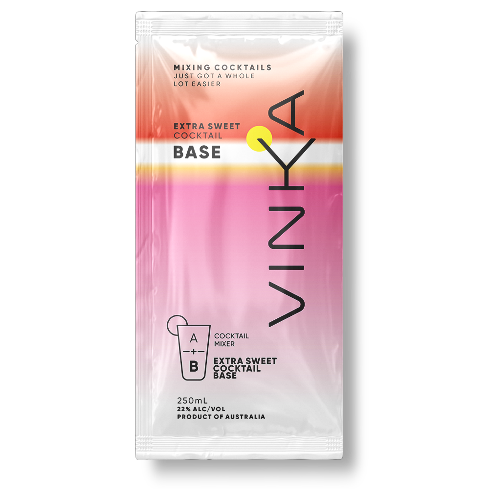 This Extra Sweet base has been crafted in Australia from 100% Australian grown grapes that have been naturally fermented and are preservative free. 