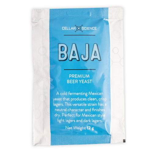 Originally developed and popularized by the Modelo Group, this Mexican yeast strain will produce clean, crisp lagers and finishes dry.