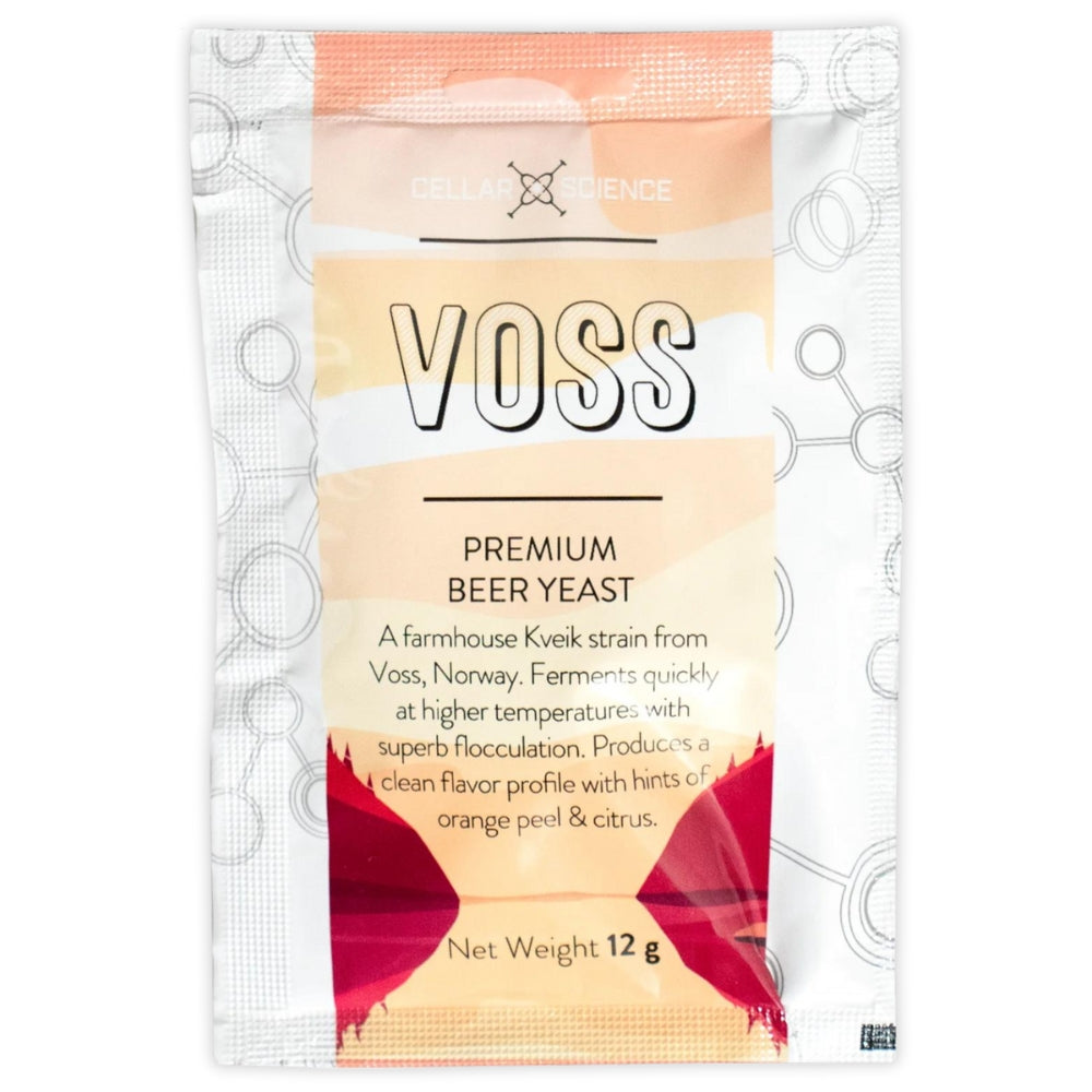 This kveik yeast strain ferments quickly at higher temperatures with superb flocculation. Produces a clean flavor profile with hints of orange peel and citrus.