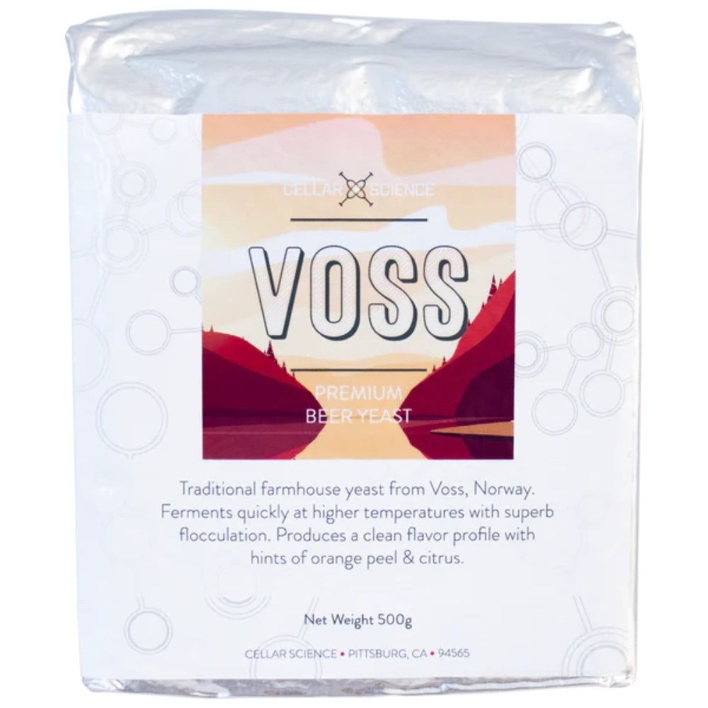 This kveik yeast strain ferments quickly at higher temperatures with superb flocculation. Produces a clean flavor profile with hints of orange peel and citrus.