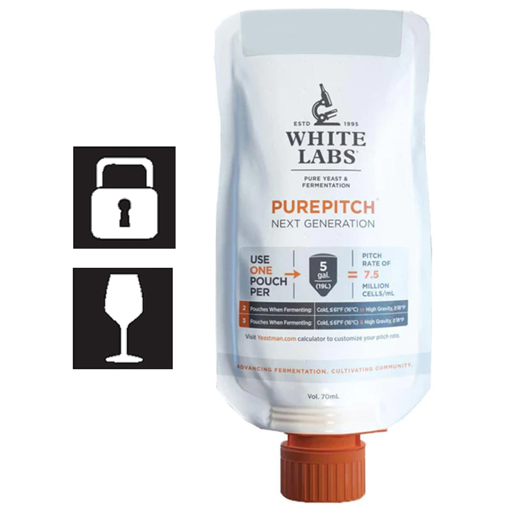 WLP730 Chardonnay White Wine Yeast for dry white wine.