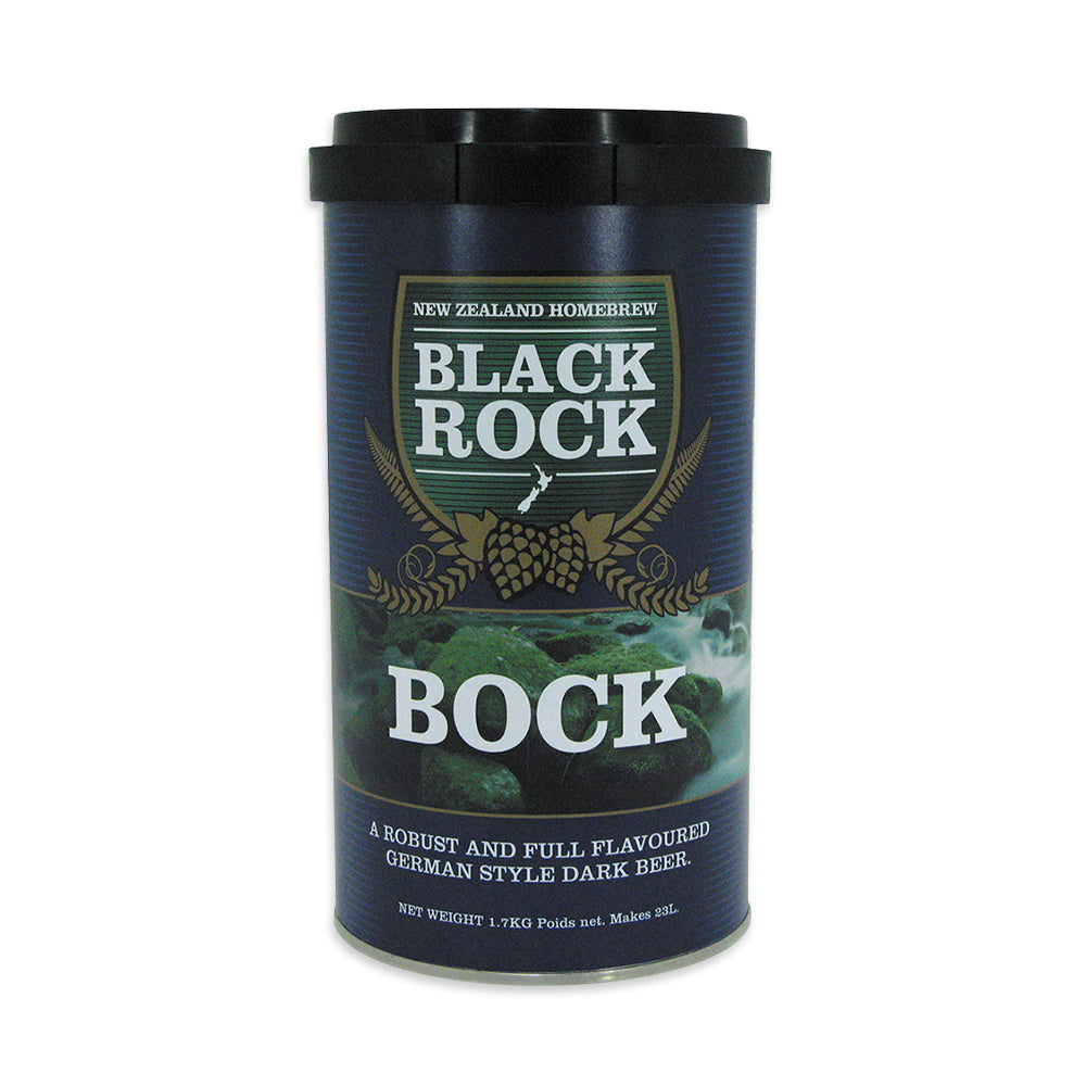 Black Rock Bock Beer Kit (1.7kg) - a full-flavoured, malty and dark German Bock Bier.