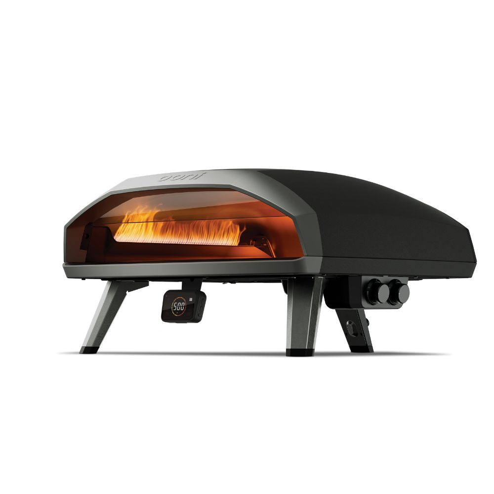 Ooni Koda 2 Max - 24 Inch Gas Powered Pizza Oven Lit with Flame.