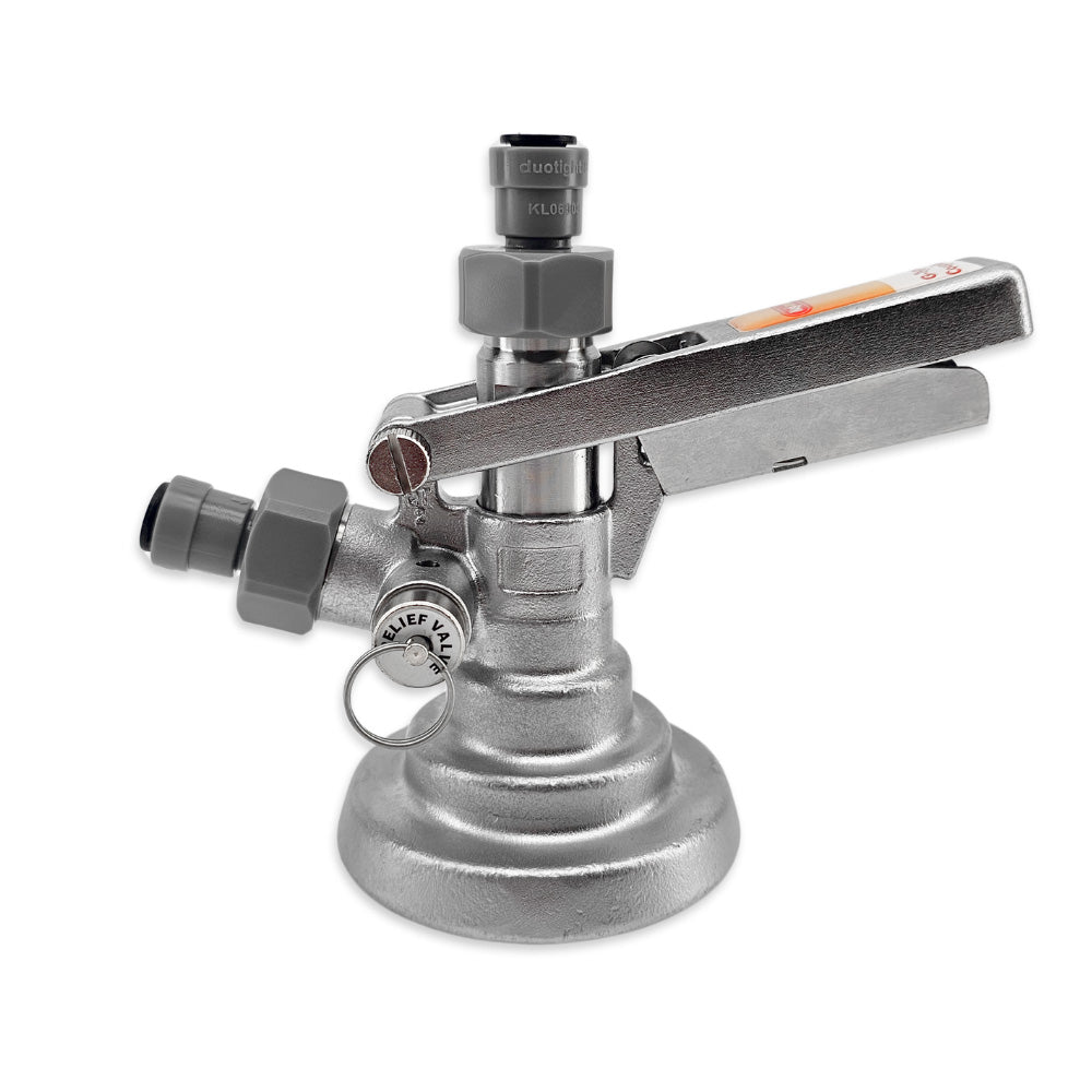 Grundy G Type keg coupler is designed for easy tapping and precision dispensing of your favourite beverages.