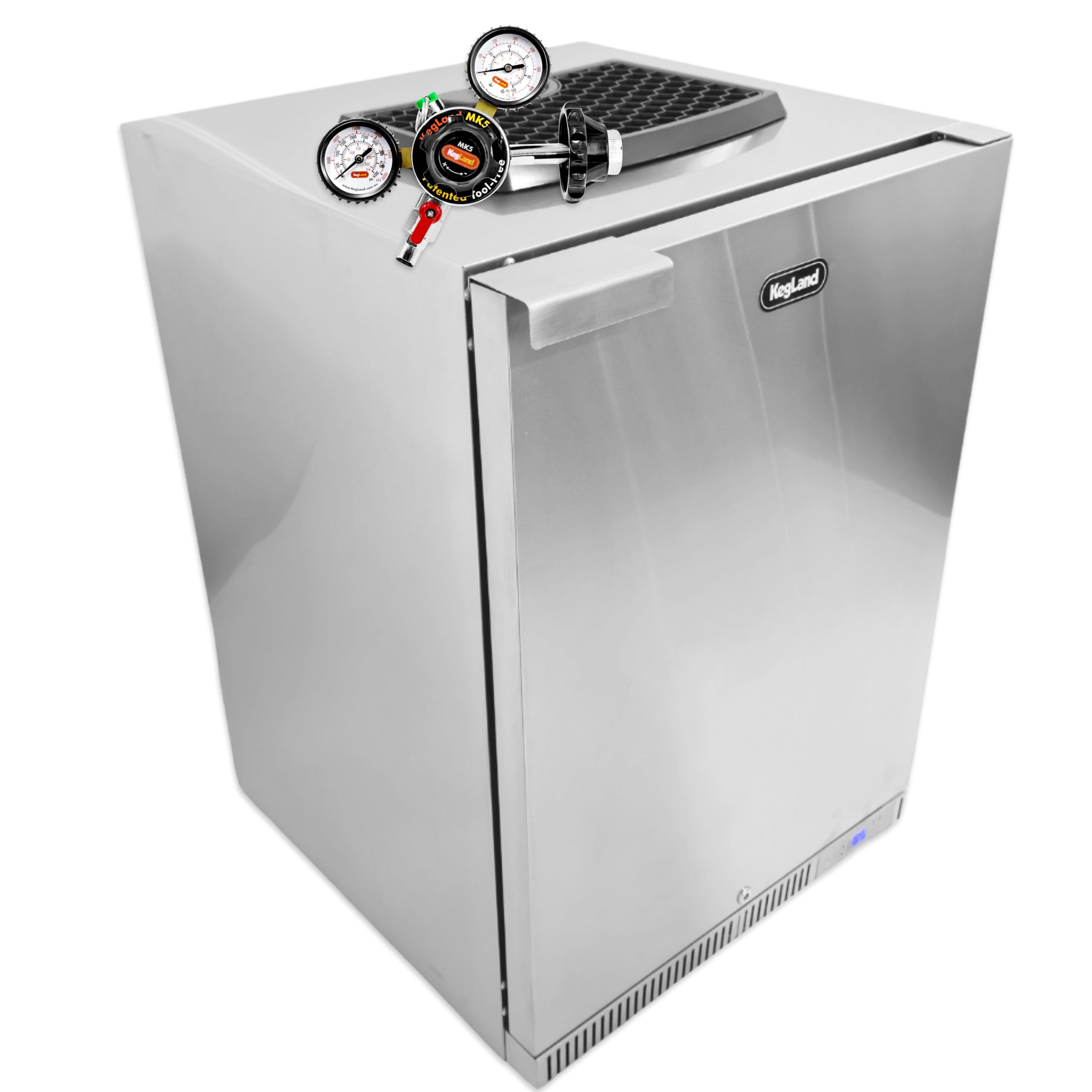 KegLand Under Cover Kegerator. Featuring the MK5 Regulator for CO2.