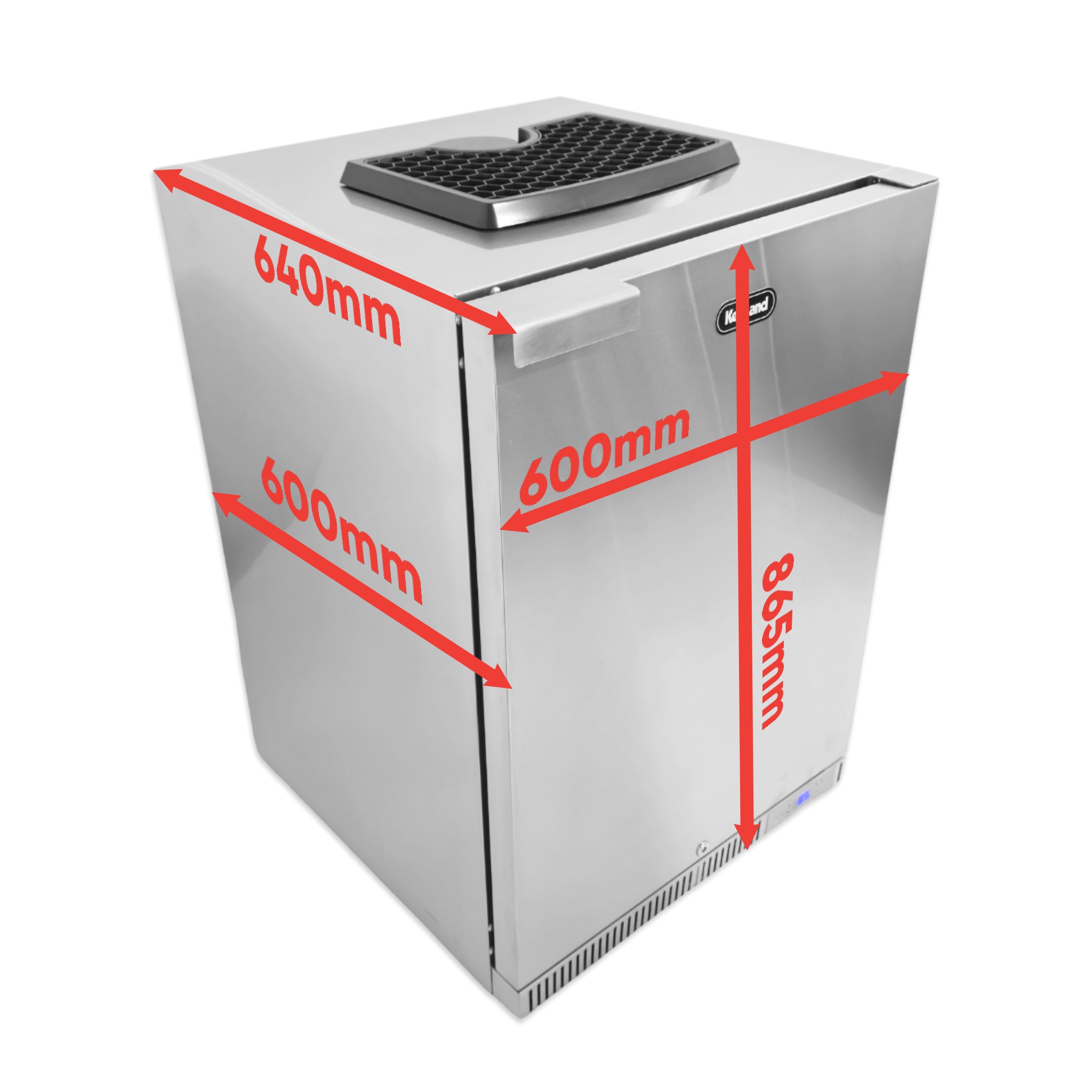 KegLand Undercover / Build In / Semi-Integrated Under Bench Kegerator Base Unit Keg Fridge