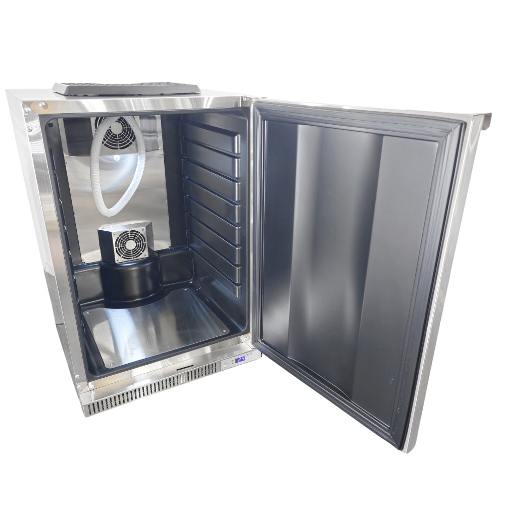 This keg fridge has been uniquely designed to build into your bar, kitchen, cafe or mancave to fit 4 x 19L Kegs or 1 x 50L commercial keg.