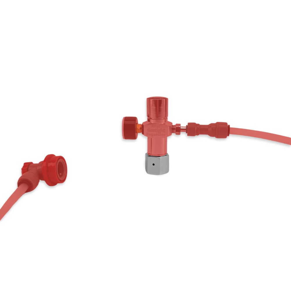 Type 30 Adapter for Mini duotight Regulator - Attached to Mini duotight Regulator