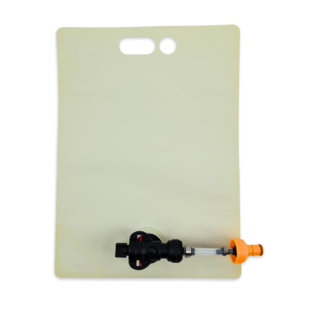 Easy fill or dispense using a ball lock disconnect tapping system. Dispense wine, spirits or even cold brew coffee.