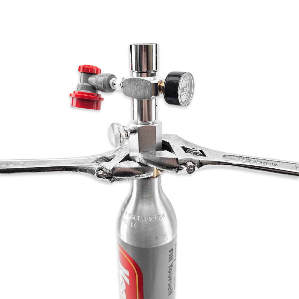 Always use two spanners / adjustable wrenches when attaching this to your sodastream.