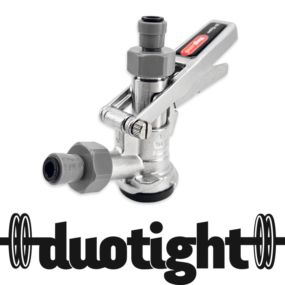 D-Type Keg Coupler All-SS with 8mm duotight Push-Fit