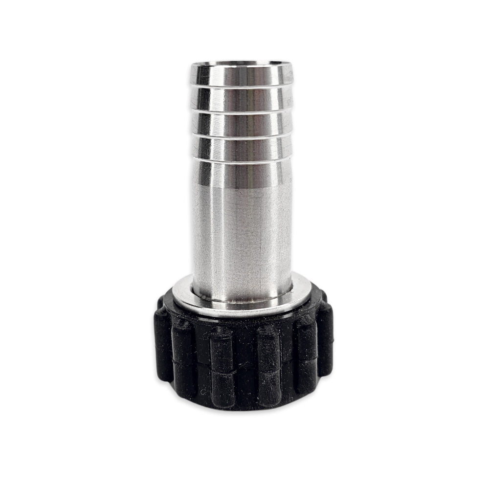 The KegLand Stainless Steel Quick Connectors in 1/2" Female NPT come with a heavy duty silicone grip guard allowing comfortable and quick tool-free operation.