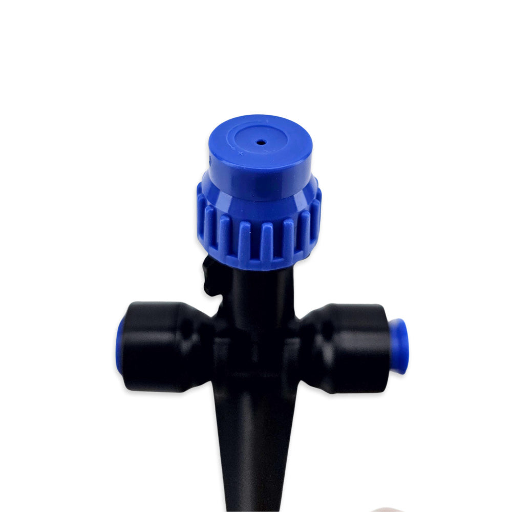 360° Adjustable Sprinkler jet for garden watering.  This throws a wide sprinkle so you can easily cover an area of about 1meter radius.