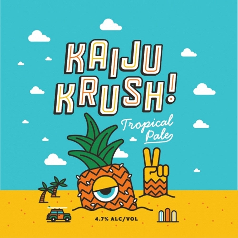 Tap a 20L keg of refreshing Kaiju Krush! at Home!  With a crisp malt profile and juicy tropical flavours, Krush is sure to be a crowd pleaser on your kegerator.