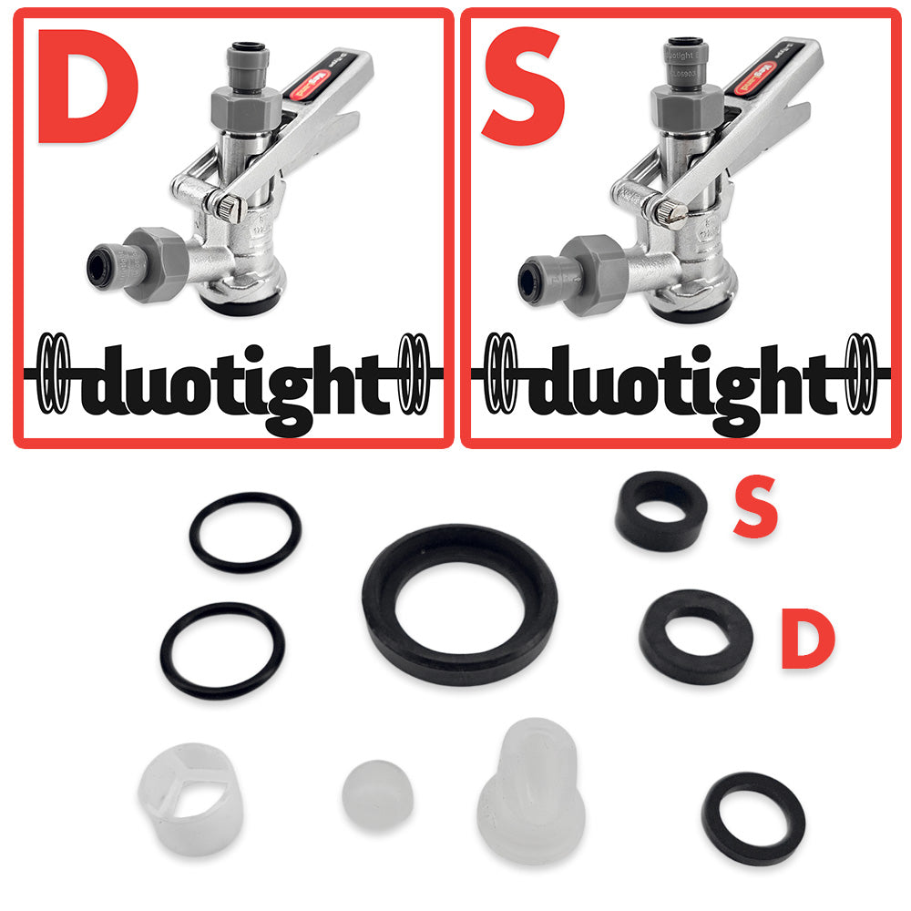 Replacement Seal Kit for KL43267 - All-SS D-Type Keg Coupler & KL43281 - All-SS S-Type Keg Coupler
