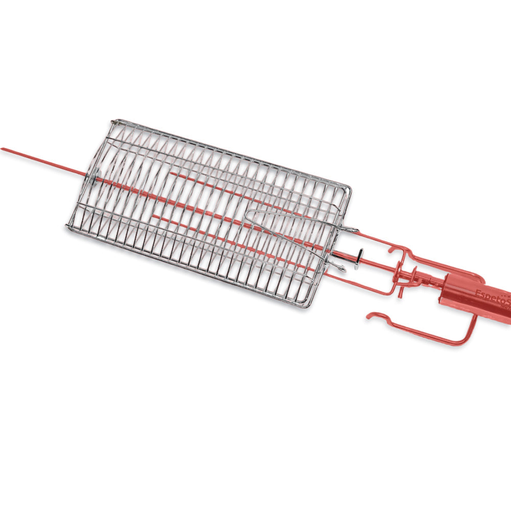 The unique Rotisserie Basket offered in Australia. Excellent for grilling salmon, king prawns, pork belly, brisket, vegetables, and whatever else your creativity. High-quality Stainless Steel and Dishwasher friendly.