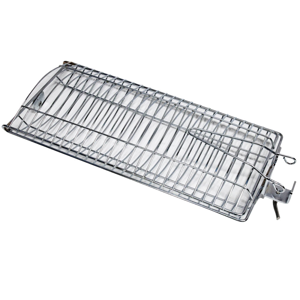 The unique Rotisserie Basket offered in Australia. Excellent for grilling salmon, king prawns, pork belly, brisket, vegetables, and whatever else your creativity. High-quality Stainless Steel and Dishwasher friendly.