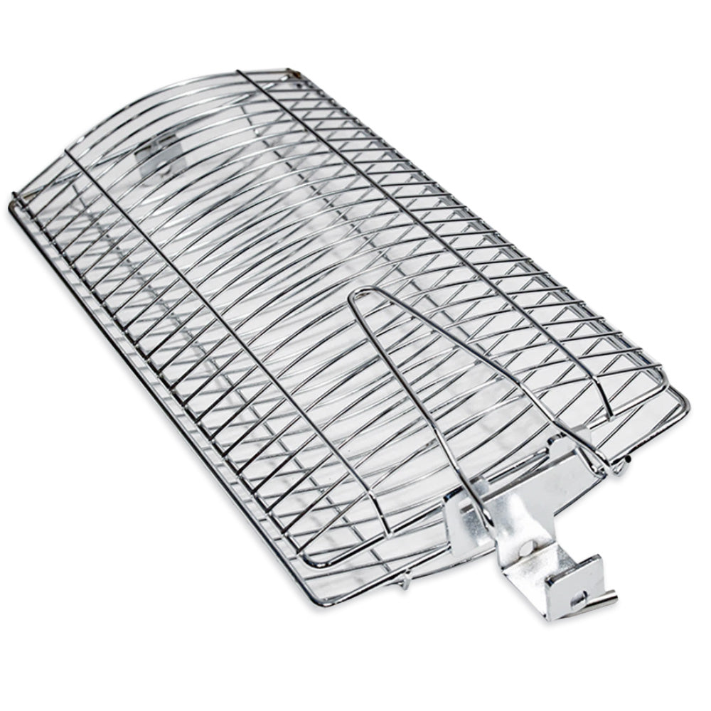 The unique Rotisserie Basket offered in Australia. Excellent for grilling salmon, king prawns, pork belly, brisket, vegetables, and whatever else your creativity. High-quality Stainless Steel and Dishwasher friendly.