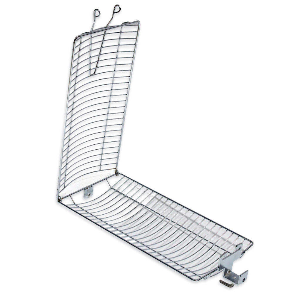The unique Rotisserie Basket offered in Australia. Excellent for grilling salmon, king prawns, pork belly, brisket, vegetables, and whatever else your creativity. High-quality Stainless Steel and Dishwasher friendly.