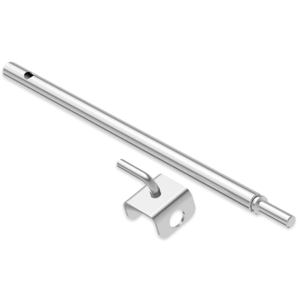 For BBQ applications greater than 620mm you can purchase our 20cm central rod extension to fit your rotisserie kit onto applications up to 820mm.