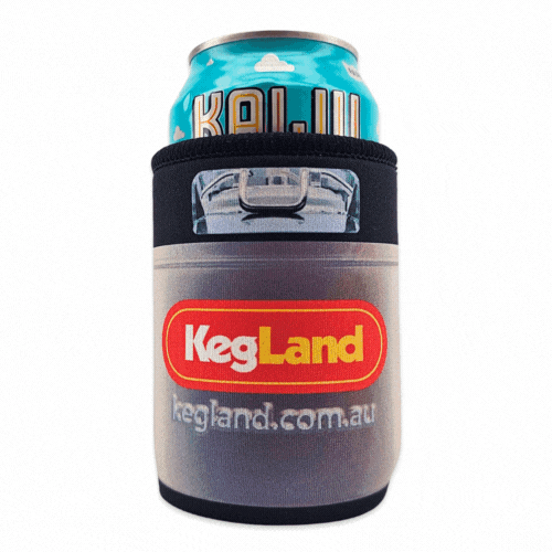 Keep your tinnies cool and your hands dry with this KegLand Corny Stubby Holder.