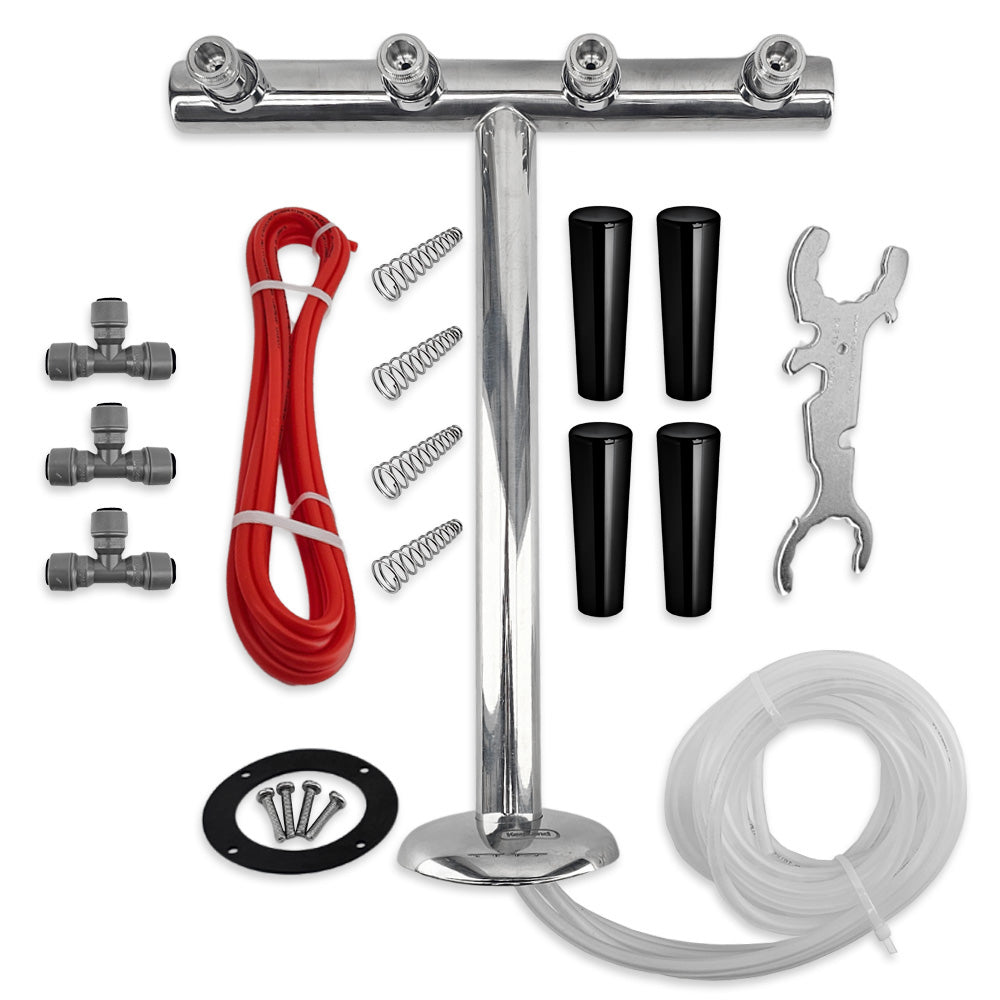 4 Tap Super Slim T-Bar Font Kit (Pre-Assembled)