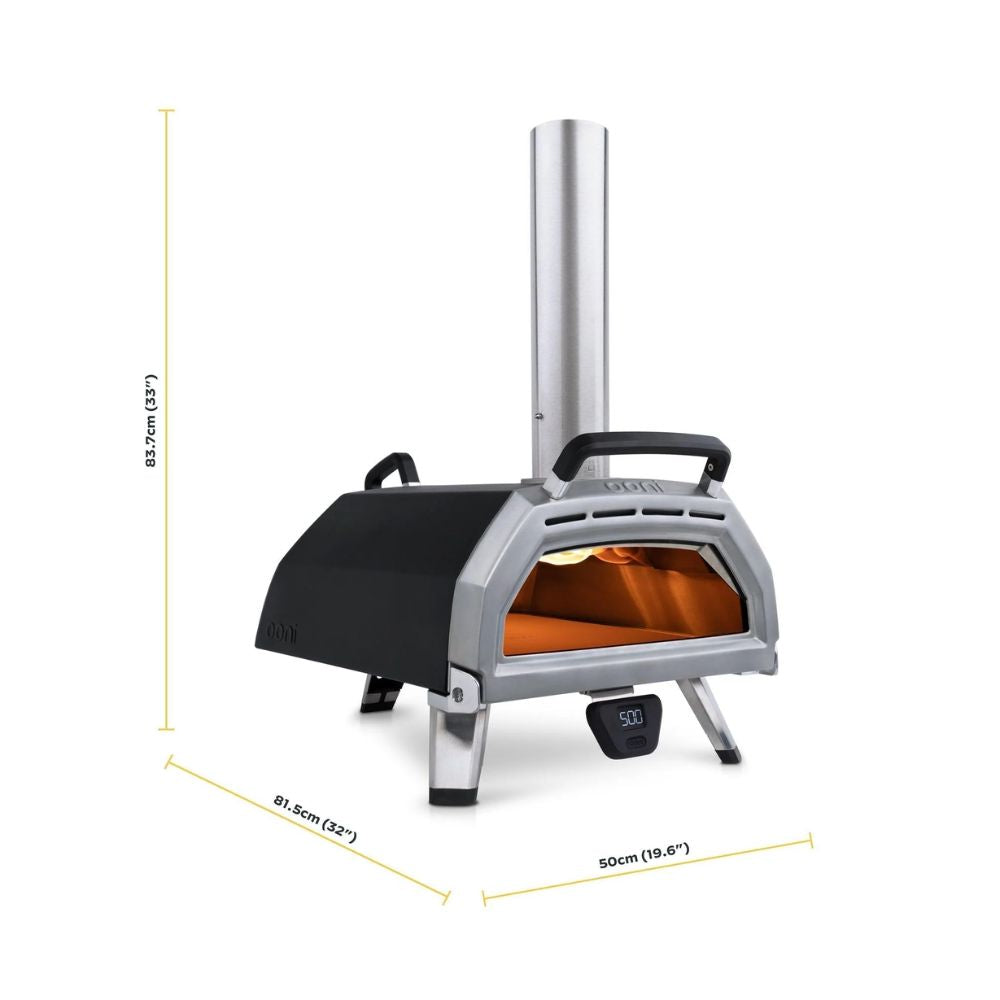 Ooni Karu 16 Portable Multi-Fuel Outdoor Pizza Oven Dimensions.