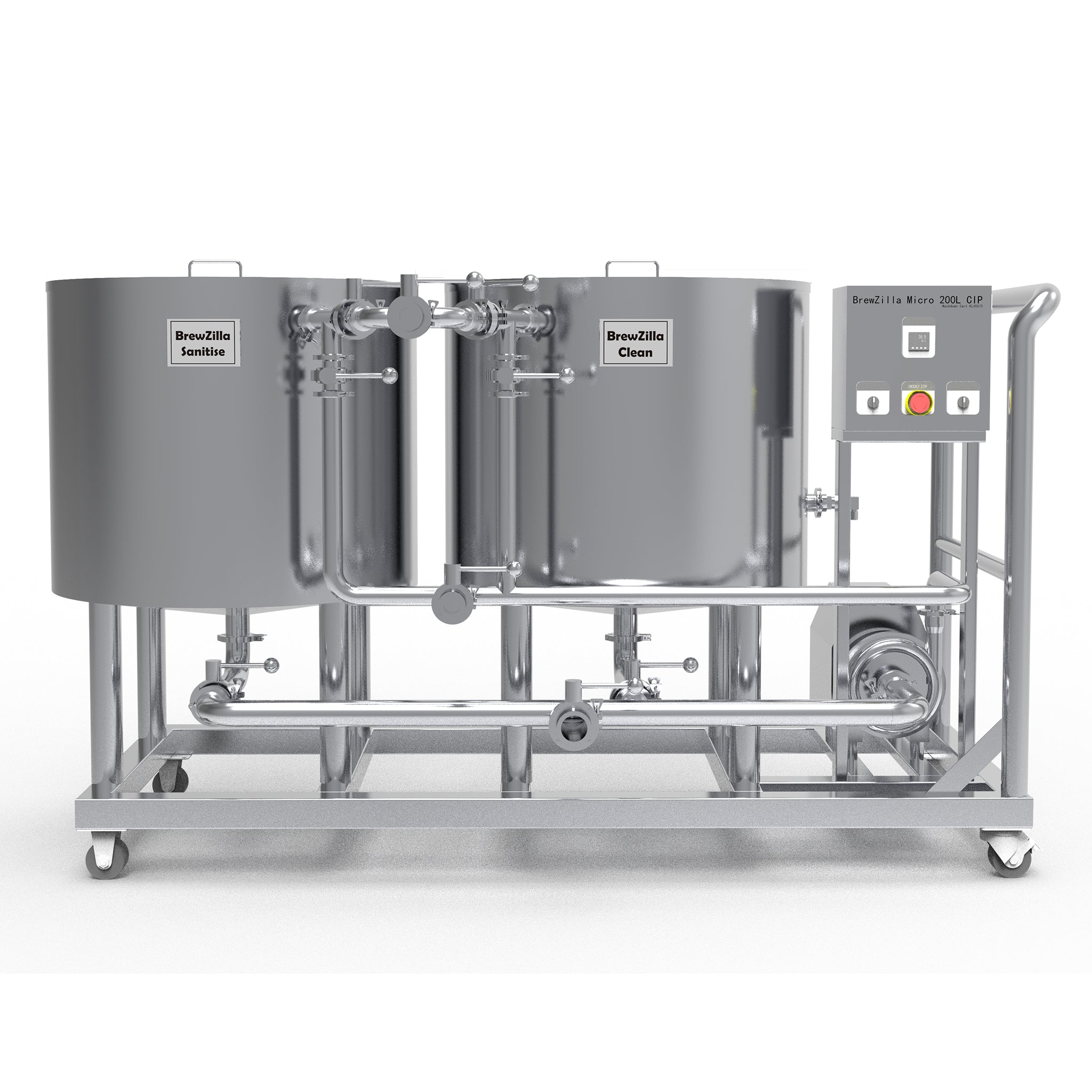 BrewZilla Micro - 200L Clean in Place (CIP) Cart