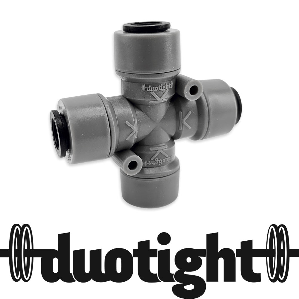 8mm (5/16) duotight Cross Adaptor / Splitter