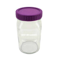 Purple Haul Wide Mouth Leakproof Lids feature a 1-piece, screw-on design that is leak-proof, airtight, freezer-safe and top rack dishwasher-safe.