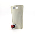1.5L Blank Eggshell Stand Up Bladders (Pack of 5) with spout