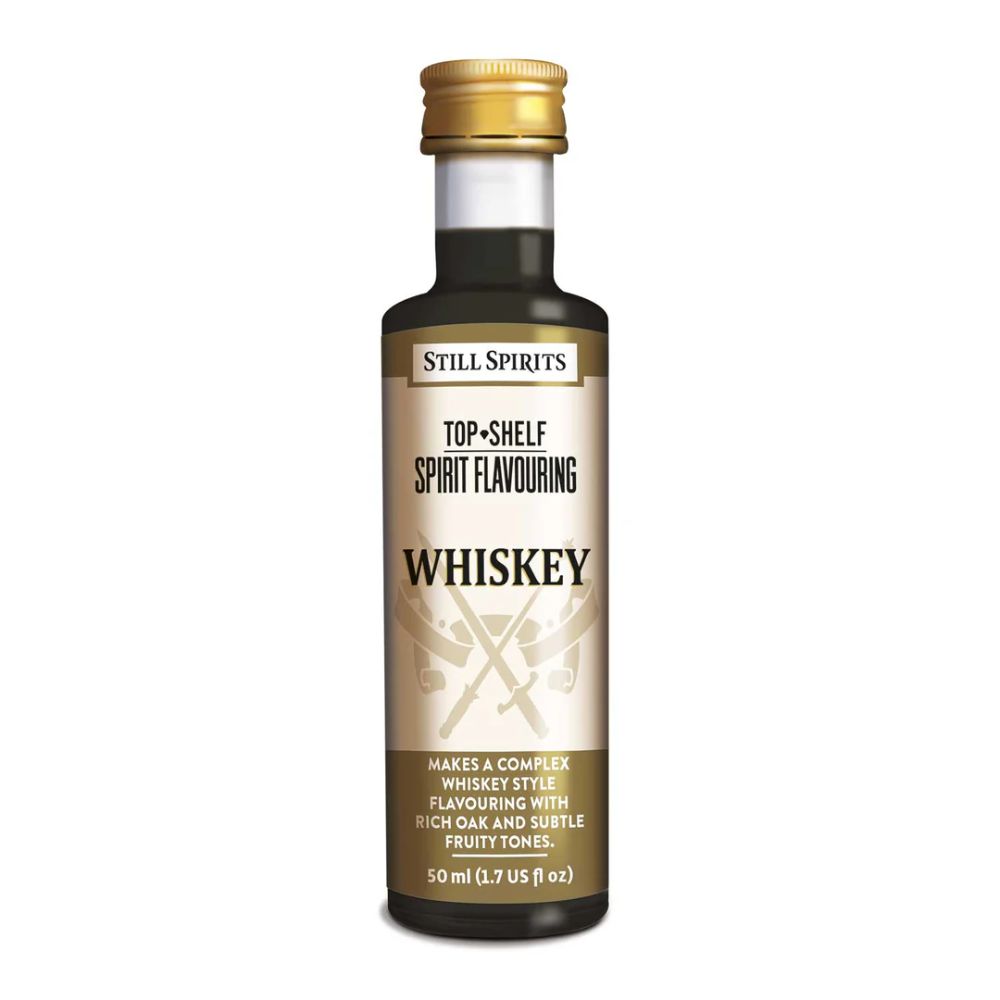 Still Spirits Top Shelf 50ml spirit flavouring - Makes 2.25L of complex whiskey spirit.