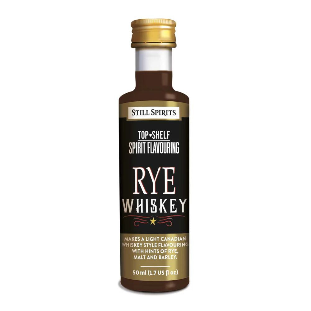 Still Spirits Top Shelf 50ml spirit flavouring - Makes 2.25L of Canadian style Rye Whiskey spirit.