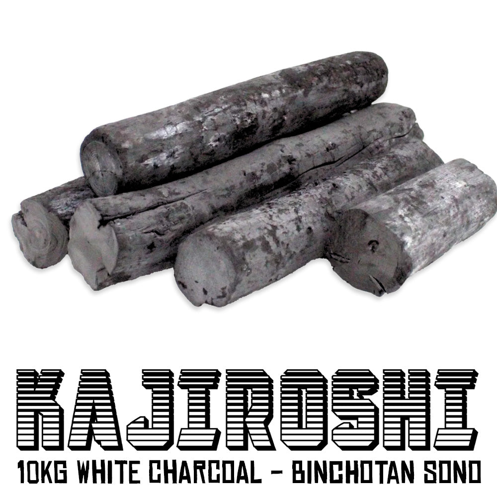 Premium long straight quarter cut white charcoal binchotan. Primarily used when up to temperature for extended long cooks on hibachi grills and outdoor bbq's. Requires larger ignition source to get lit. Roughly 150 to 200mm pieces.