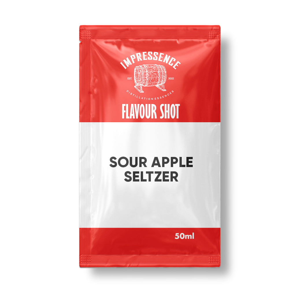 Pungent apple aroma with a tangy sour finish. Like an appletini in a sachet without the crazy green colouring.