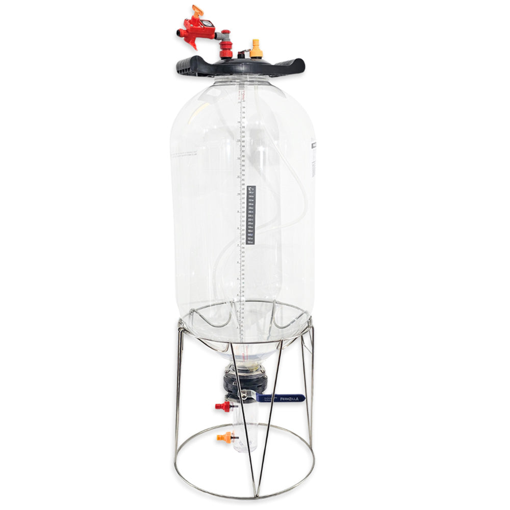 FermZilla 55L Tri-Conical Easy-Grip handle model.