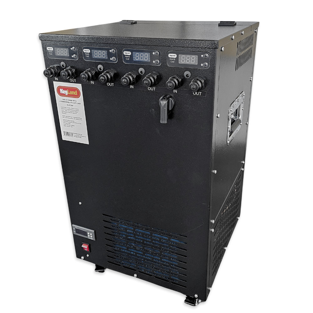 This Fermentation Glycol Chiller has been fitted with JoinTech Dry Break fittings for added reliability and customisation.
