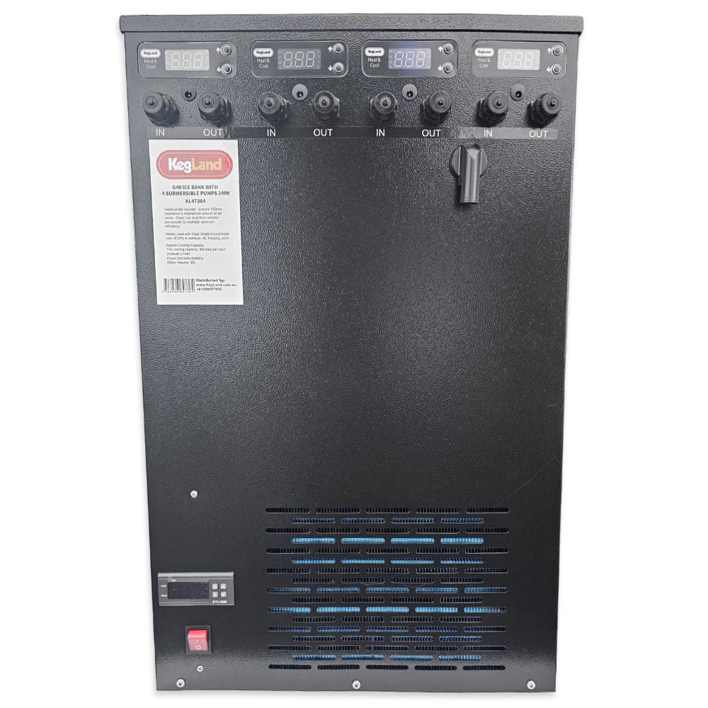 Front on view of JoinTech G40 Fermentation glycol chiller.